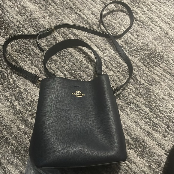 Navy blue Coach Willow crossbody/shoulder bag - Picture 11 of 14